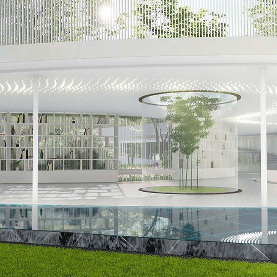 坦洲三组团廊架构筑物